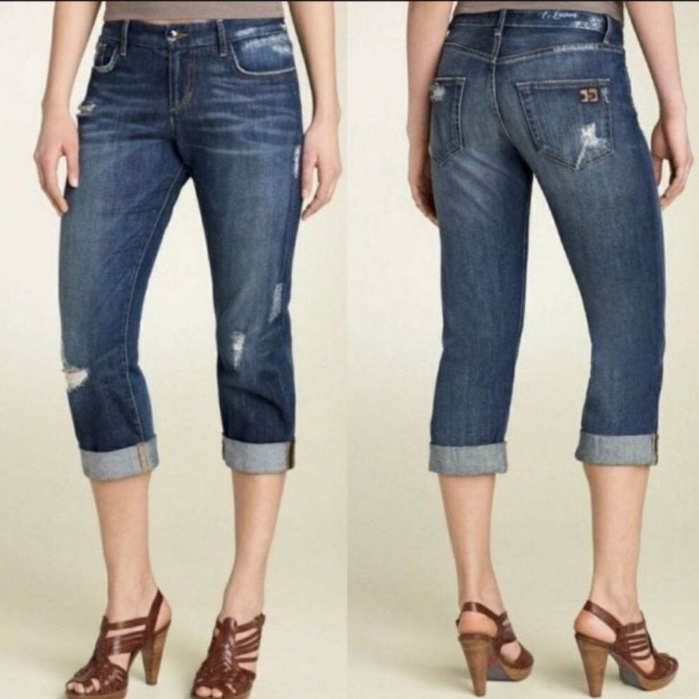 💲SOLD💲 Joe's Jeans Ex Lover Ripped Cuffed Crop